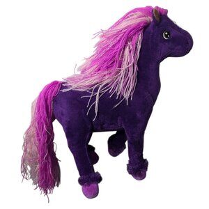Hallmark‎ Rainbow Bright Skydancer Stormy's Purple Horse Plush Stuffed Animal